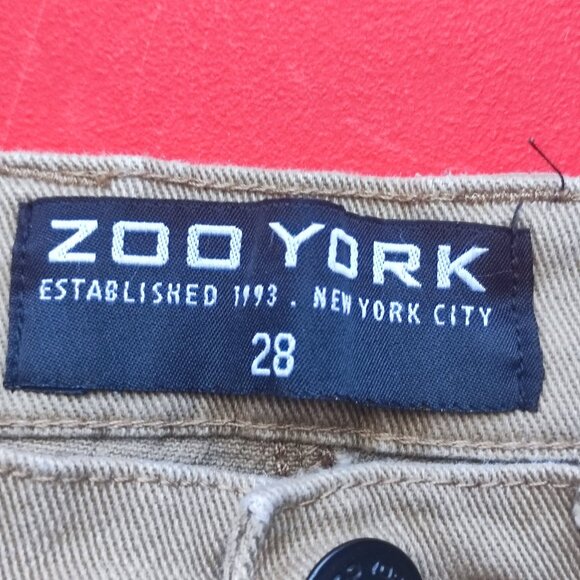 Zoo York jeans slim straight leg light brown men's size 28 - Picture 5 of 11
